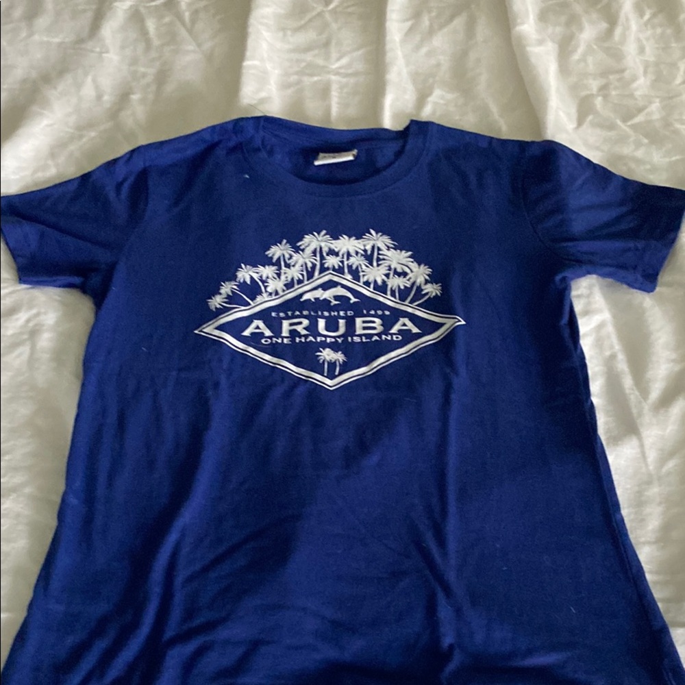Blue Aruba Graphic T-Shirt
